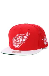 Mitchell & Ness Hat Red Wings in Red & White