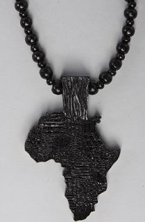 North Skull All Black Maple Wood Chain Africa Piece