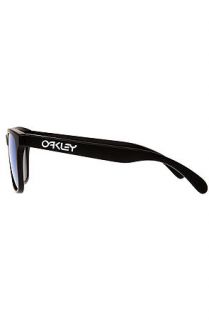 Oakley Sunglasses Frogskin in Violet Iridium and Polished Black
