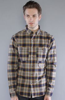 10 Deep The Rustbelt Flannel Buttondown Shirt in Grey
