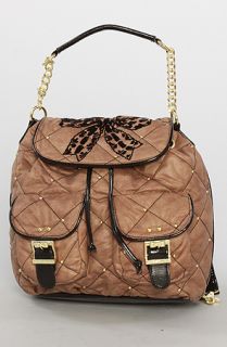 Betsey Johnson  The High Society Backpack in Taupe