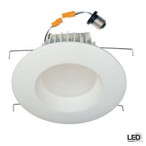 Commercial Electric 6 in. Recessed White LED Retrofit Trim DISCONTINUED HCCER673WH