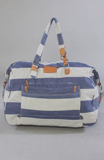 Nixon The Pack It Up Weekender in Royal Stripe