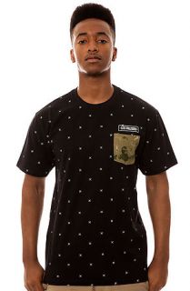 Crooks and Castles Tee Thieves in Black