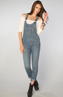 RVCA The Wanderer Skinny Denim Overalls