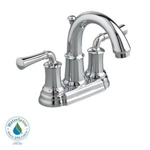 American Standard Portsmouth 4 2 Handle High Arc Bathroom Faucet with Speed Connect Drain in Polished Chrome 7420.201.002