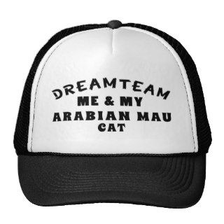 Dream Team Me And My Arabian Mau Cat Mesh Hat