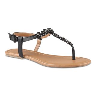 CALL IT SPRING Call It Spring Zavesky T Strap Sandals, Black, Womens