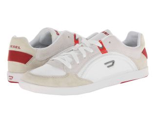 Diesel Starch Mens Lace up casual Shoes (White)