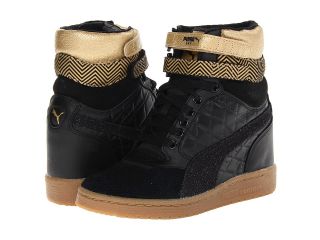 PUMA Sky Wedge Golden Charge Womens Shoes (Black)