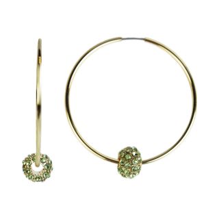 MIXIT Mixit Fireball Hoop Earrings, Green