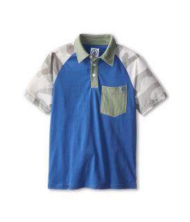 Volcom Kids Part Timer S/S Polo Boys T Shirt (Blue)