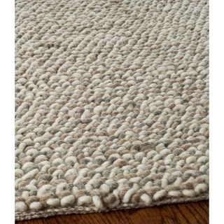 Safavieh Hand woven Manhattan Grey/ Brown Polyester Rug (8 X 10)