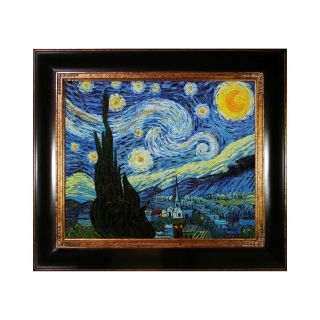 Starry Night Framed Canvas Wall Art