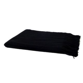 Pur Cashmere F L Right All Cashmere Throw PÜRCT 012 Color Black