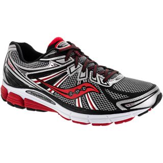 Saucony Omni 13 Saucony Mens Running Shoes Silver/Red/Black