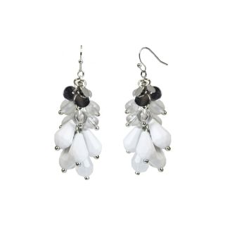 MIXIT Mixit Black & White Cluster Earrings