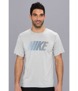 Nike Legend Short Sleeve Nike Swoosh Tee Mens Short Sleeve Pullover (Gray)