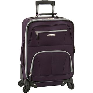 Pasadena 19 Expandable Spinner Carry On Purple   Rockland Lugg