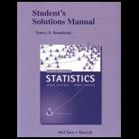 First Course in Statistics   Student Solution Manual