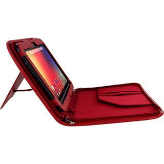 Executive Leather Folio Case for Google Nexus 10 Red   rooCASE Laptop Sl