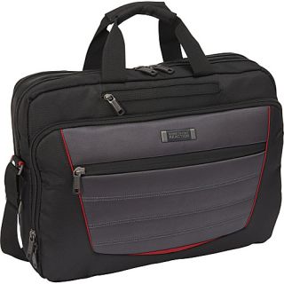 Get The Ball Rolling Laptop Bag Black with Grey and Red  