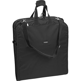 45 Large Shoulder Strap Garment Bag Black   Wally Bags Garment Bags