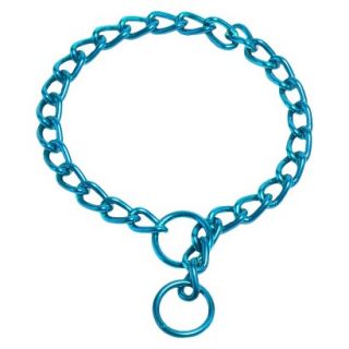 Platinum Pets Coated Chain Training Collar   Teal (22 x 4mm)