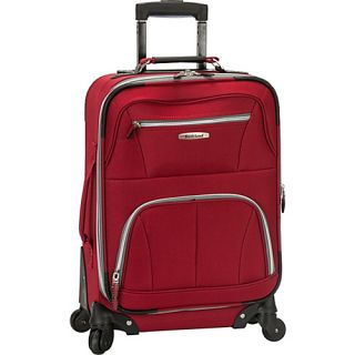 Pasadena 19 Expandable Spinner Carry On Red   Rockland Luggage