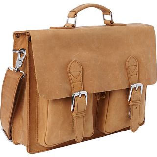 15 Leather Laptop Bag Nature Brown   Vagabond Traveler Non Wh