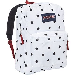 SuperBreak Backpack White / Black Gracie Dot   JanSport School & Day Hi
