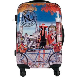 Kiswa ABS Hard Case 21 Rolling Carry on Spinner Bicycle   Nicole Lee