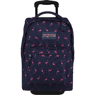 Wheeled SuperBreak Backpack Navy Moonshine / Pink Flamingo Icon   JanSp
