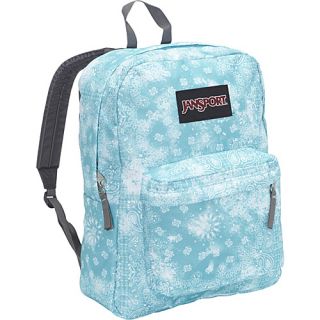 SuperBreak Backpack Bayside Blue Bandana   Black Label   JanSport Schoo