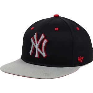 New York Yankees 47 Brand MLB Red Under Snapback Cap