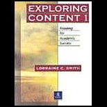 Exploring Content 1  Reading for Academic Success