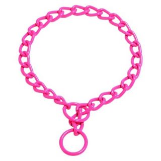 Platinum Pets Coated Chain Training Collar   Pink (22 x 3mm)