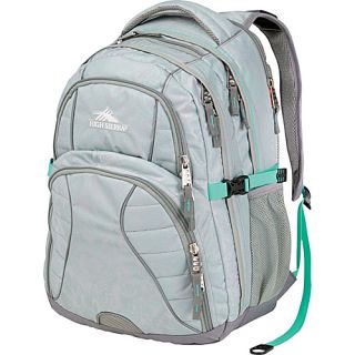 Swerve Laptop Backpack  Womens Silver Mystic/Ash/Aquamarine   High