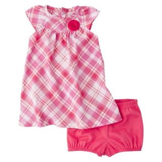 Just One You;Made by Carters Girls Dress and Panty Set   Pink 6M