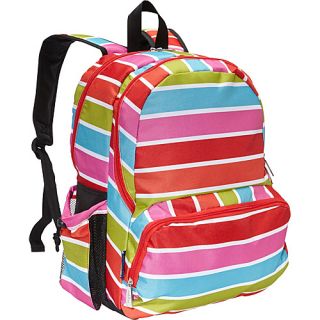 Megapak Backpack Bright Stripes   Wildkin School & Day Hiking Backpacks