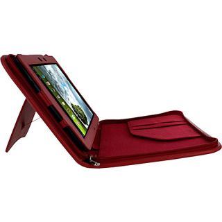 Asus MeMO Pad 10 Executive Leather Portfolio Case Red   rooCASE Laptop