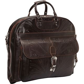 Garment Bag Brown   Ropin West Small Rolling Luggage