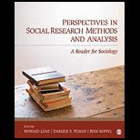 Perspectives in Social Research Methods and Analysis A Reader for Sociology