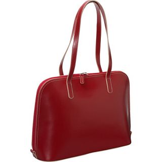 Milano Collection Large 3 way zip Laptop Business Tote Cherry   Jac