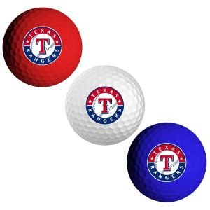Texas Rangers Team Golf 3pk Golf Ball Set