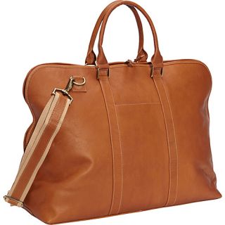 Leather Weekender Satchel Vachetta Tan   Clava Luggage Totes and Satchels