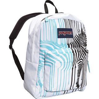 SuperBreak Backpack Bayside Blue Interrupted Zebra   Black Label   JanS