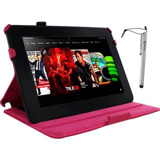 Slim Fit Case w/ Stylus for Kindle Fire HD 8.9 Magenta   rooCASE Laptop