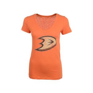 Anaheim Ducks 47 Brand NHL Womens Vneck Scrum Hockey T Shirt