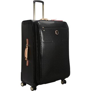 Frosted 29 8 Wheeled Spinner Black   GUESS Travel Large Rolling Lu